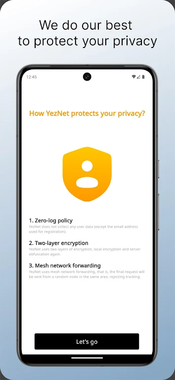 YezNet - Next generation VPN Captura de tela 2