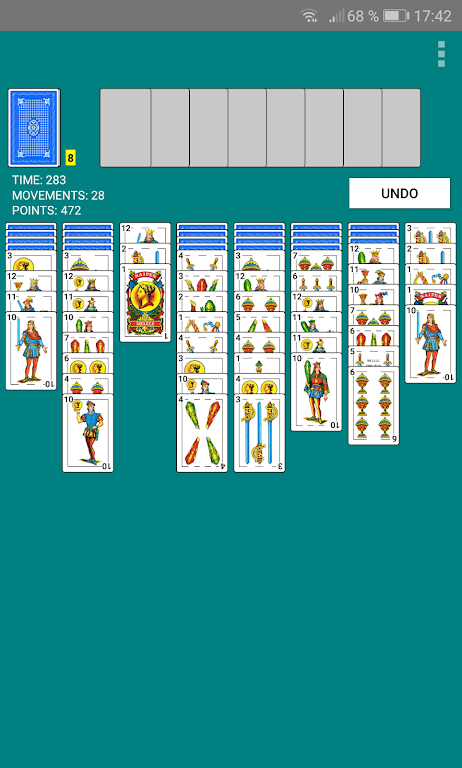 Spanish Spider Solitaire 스크린샷 1