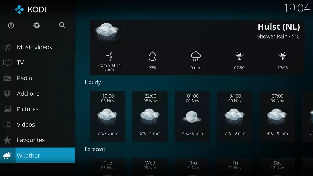 Kodi स्क्रीनशॉट 1