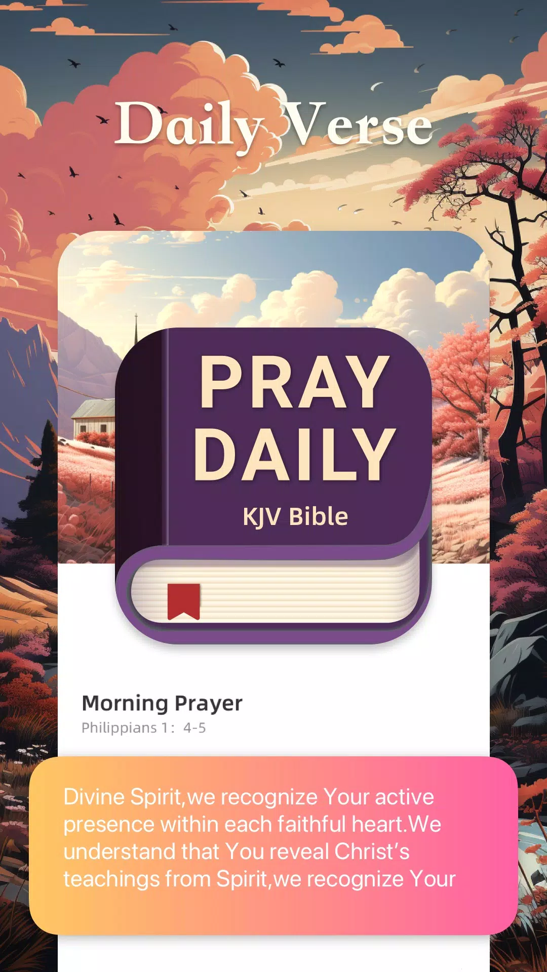 Pray Daily:KJV Bible应用截图第0张