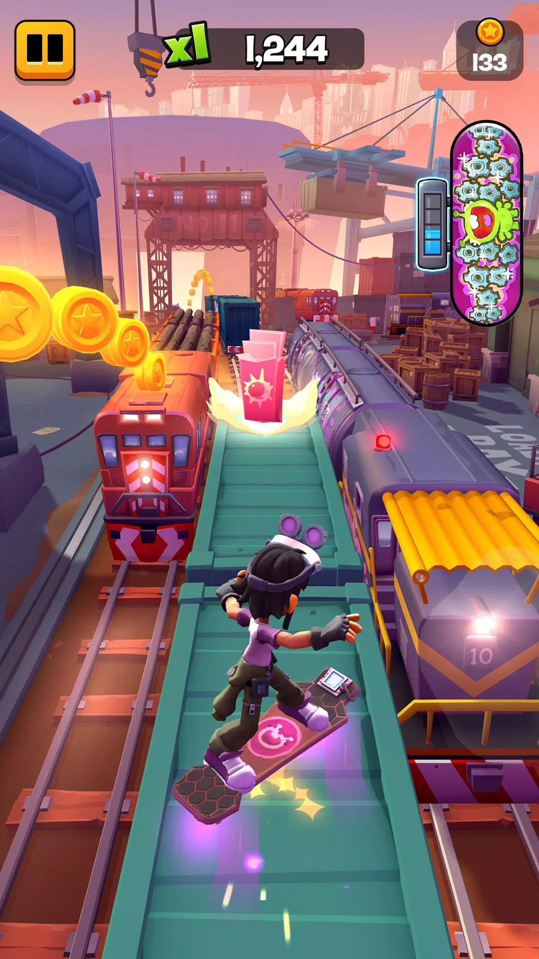 Subway Surfers City ဖန်သားပြင်ဓာတ်ပုံ 1