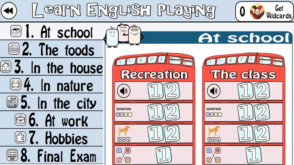 Learn English by Playing ภาพหน้าจอ 1