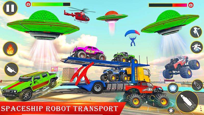 Spaceship Robot Transform Game Schermafbeelding 1