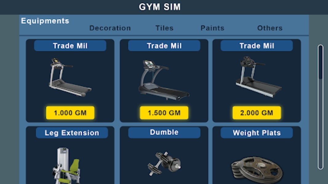 Gym simulator 24 : Gym Tycoon ภาพหน้าจอ 1