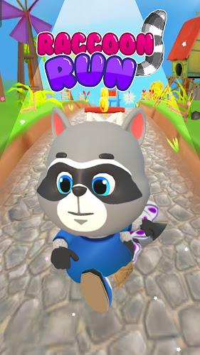 Raccoon Run: Jogos de corrida Screenshot 2