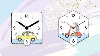 Analog clock widget ANIMALLIFE Captura de pantalla 3