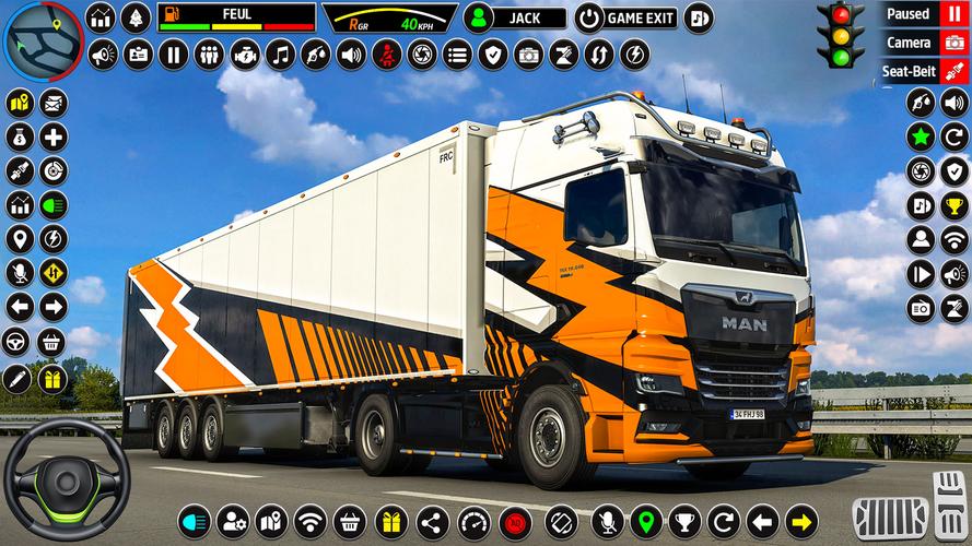 US Truck Driving 3D Truck Game 스크린샷 0