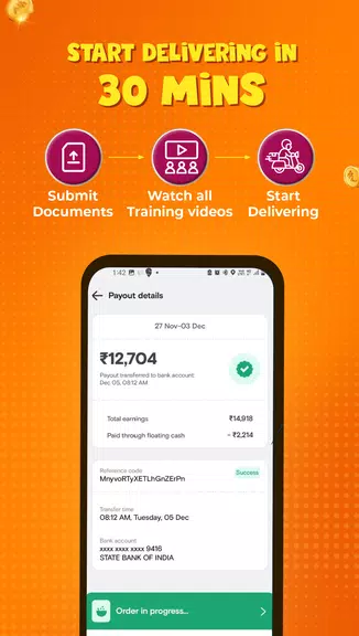 Swiggy Delivery Partner App Ekran Görüntüsü 2