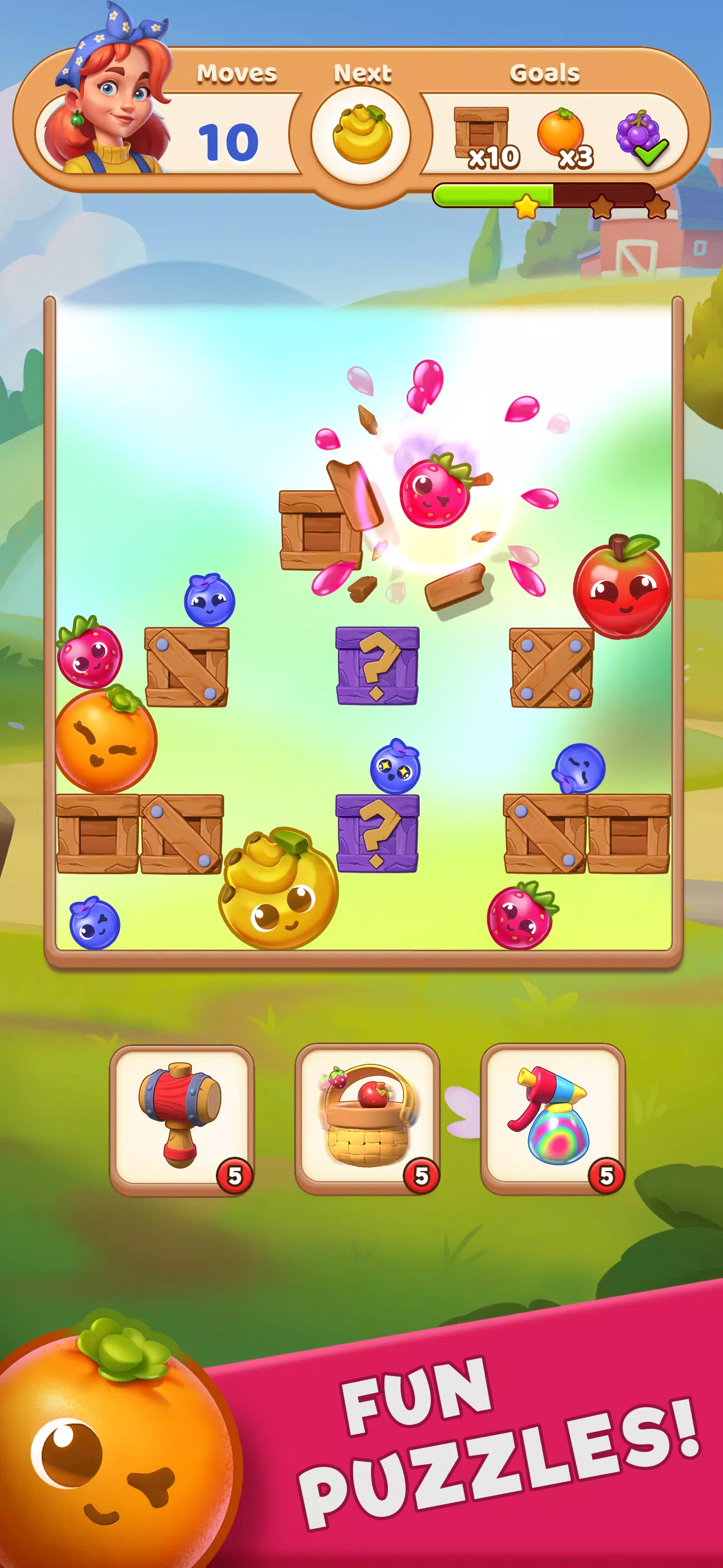 FruitFall! Captura de tela 1