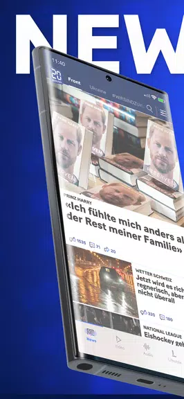 20 Minuten - Nachrichten 螢幕截圖 0