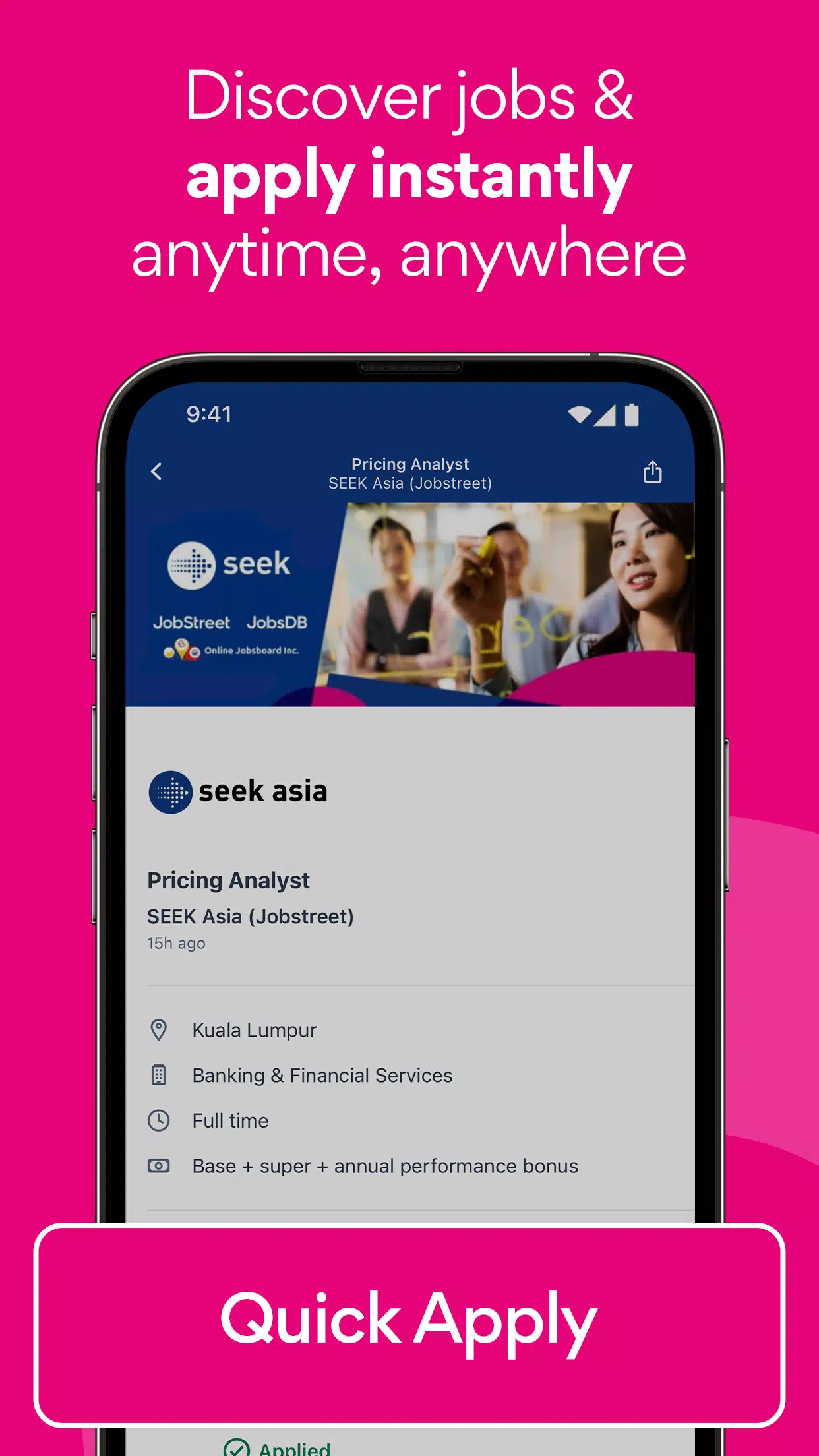 Jobstreet: Job Search & Career 螢幕截圖 1
