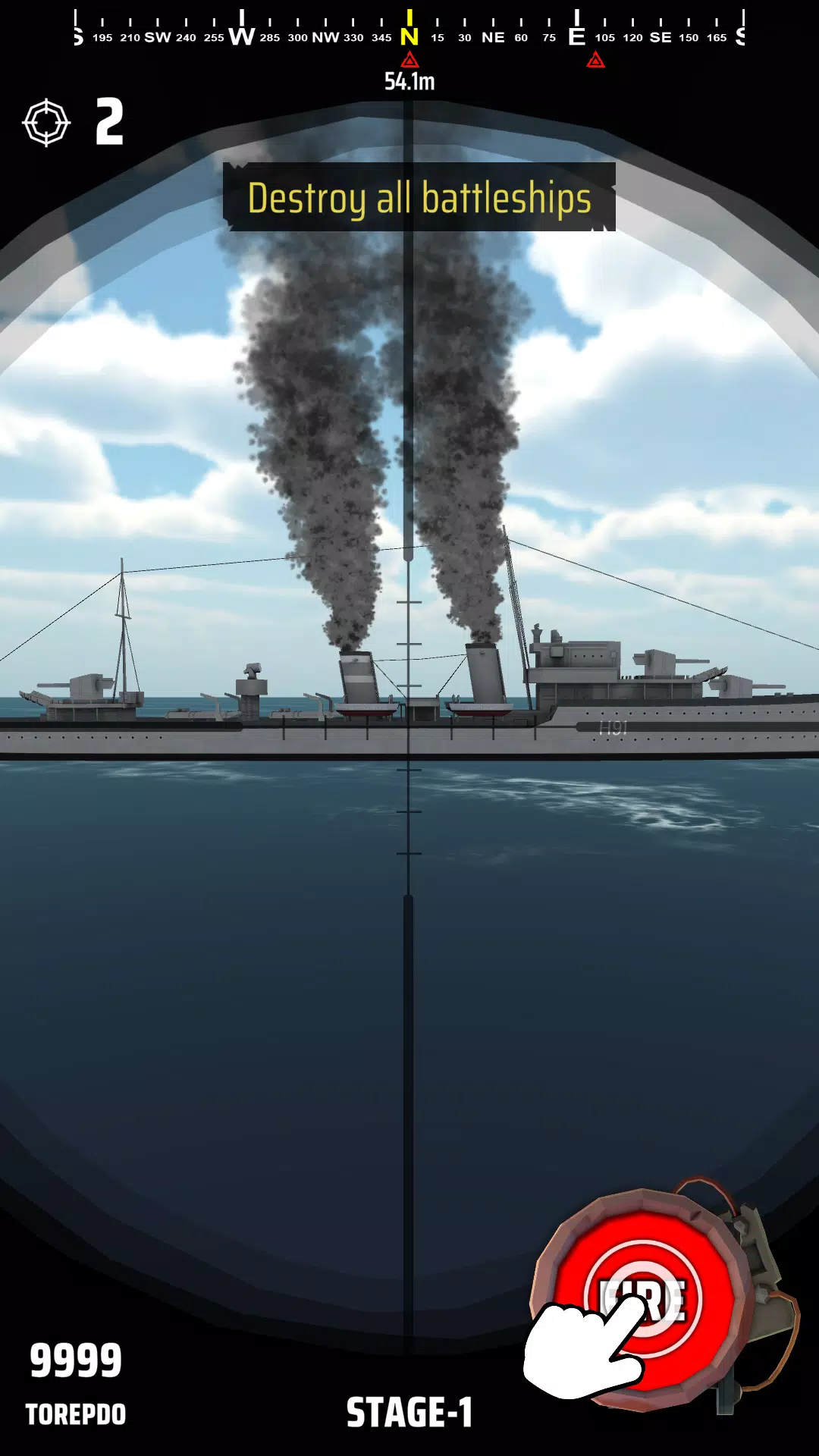 Attack on Ship Schermafbeelding 0