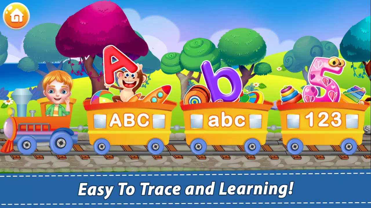 ABC Kids Tracing Games ဖန်သားပြင်ဓာတ်ပုံ 1