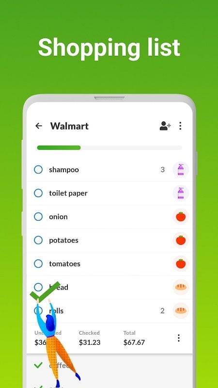 Schermata Shopping List - Listonic 1