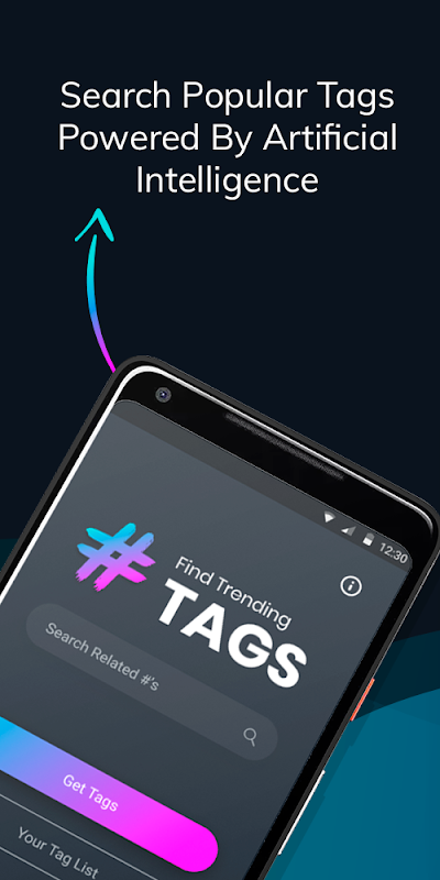 Likes With Tags - Hashtag Generator for Instagram Captura de tela 0