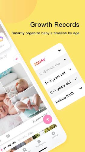 Bebememo - Smart Baby Journal Скриншот 1