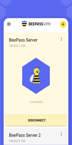 BeePass VPN: Easy & Secure Schermafbeelding 1