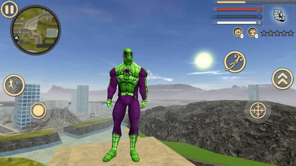 Spider Rope Hero Frog Ninja Strange Gangster Crime ဖန်သားပြင်ဓာတ်ပုံ 2