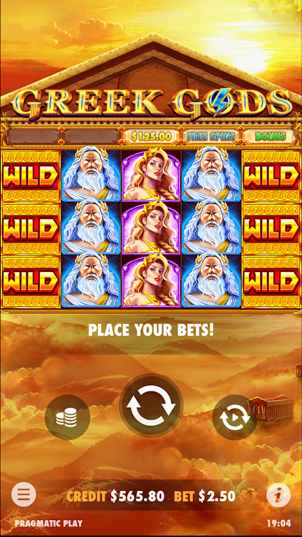 Greek Gods - Slot Casino Game Tangkapan skrin 2