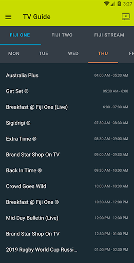 FijiTV Zrzut ekranu 1