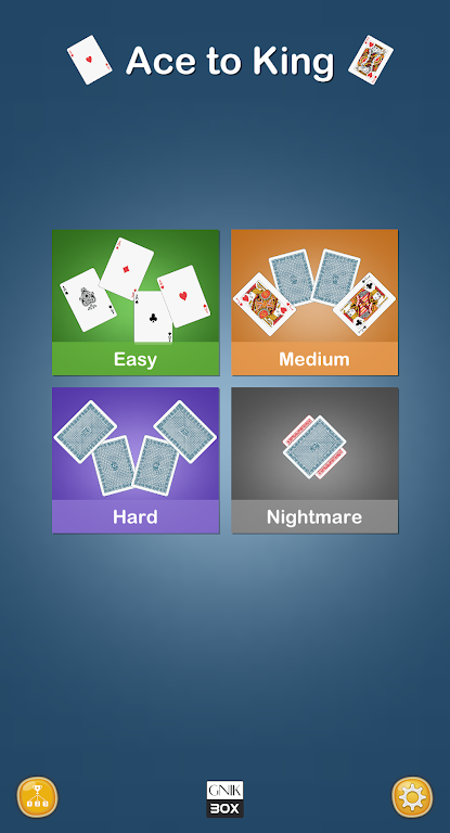 Schermata Ace to King - Find Card Games 2