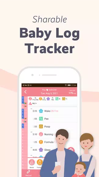 PiyoLog: Newborn Baby Tracker Ekran Görüntüsü 0