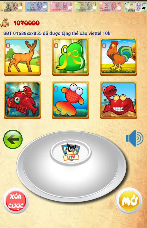 Game Bầu Cua 螢幕截圖 1