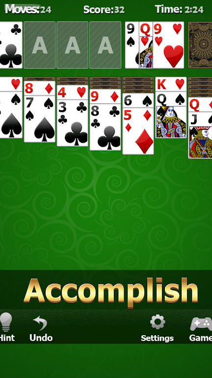 Solitaire Free Cell 螢幕截圖 1