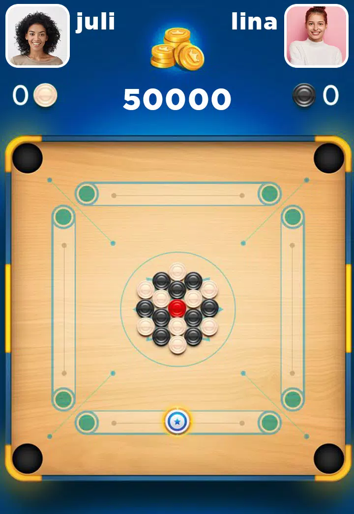 Carrom Board 3D Pool 2023 Скриншот 3