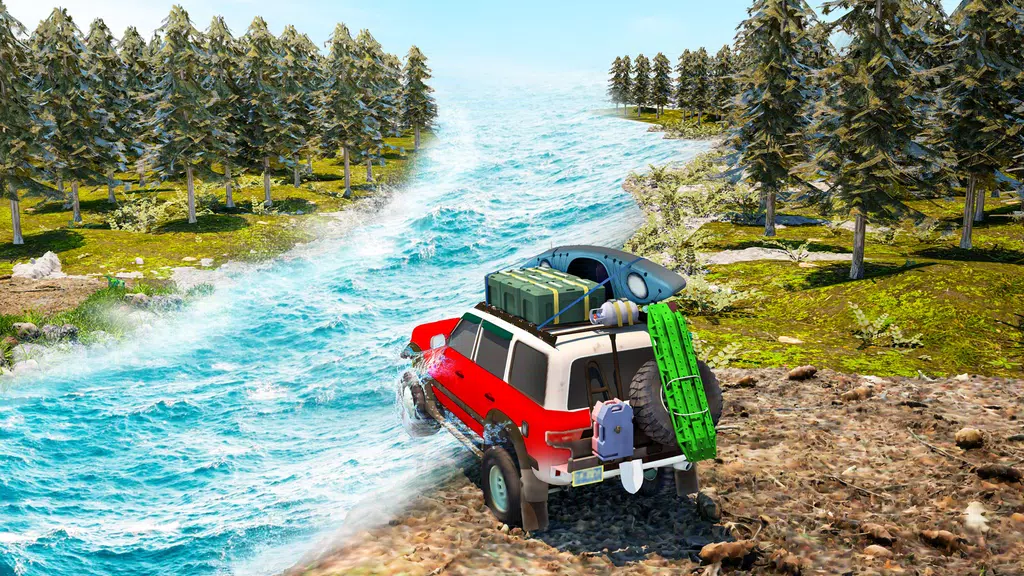 jeep games 4x4 off road car 3d Tangkapan skrin 2