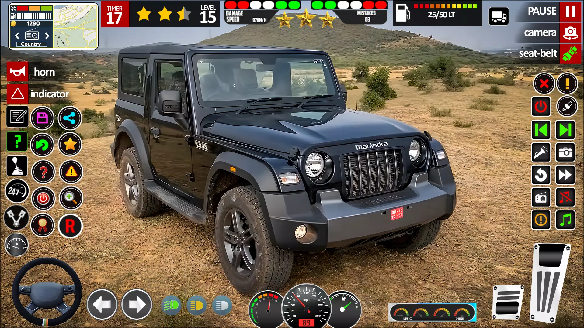 Jeep Driving Game 3d Simulator ဖန်သားပြင်ဓာတ်ပုံ 3