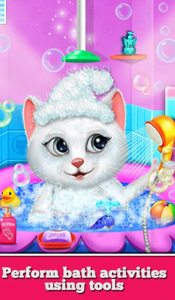 Kitty Nail Salon Daycare Cute Captura de tela 1