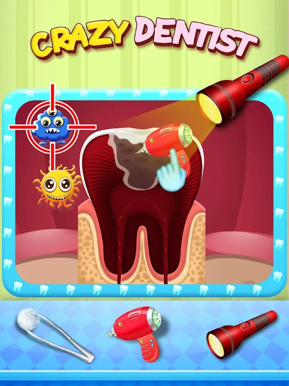 Mouth care doctor dentist game Tangkapan skrin 0