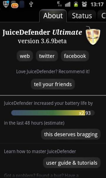 JuiceDefender Screenshot 1