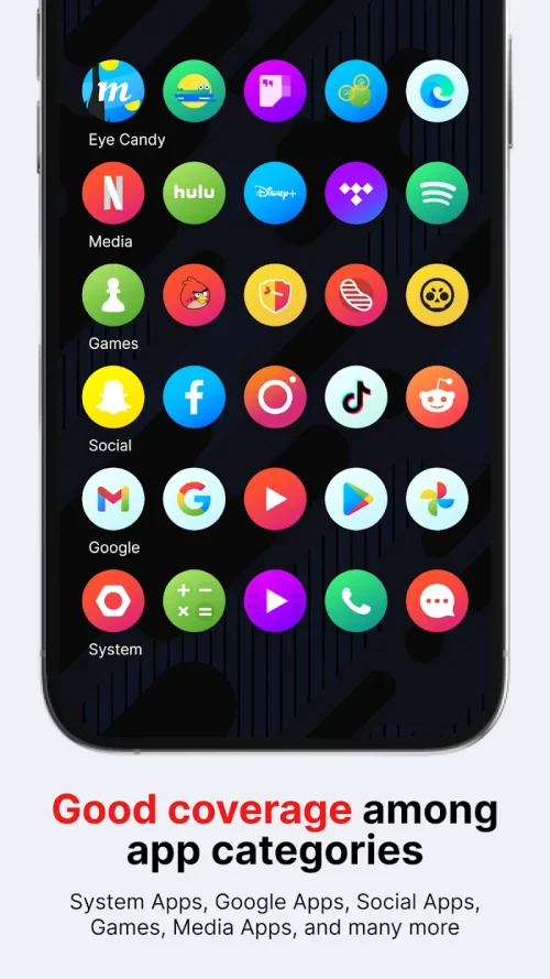 Hera Icon Pack: Circle Icons Tangkapan skrin 3