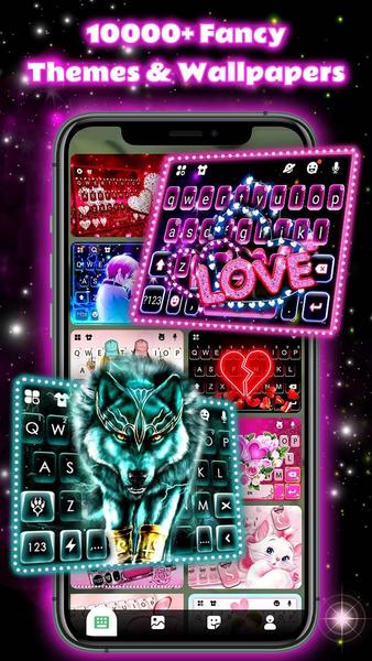 Teclado Neon Love Screenshot 2