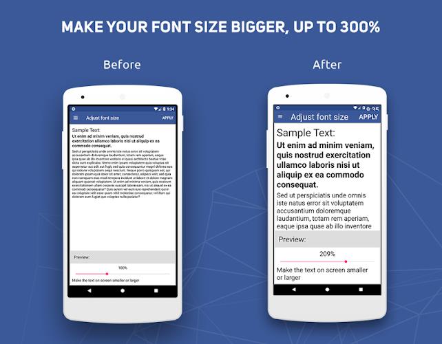 Big Font - Change Font Size & Text Size Zrzut ekranu 0