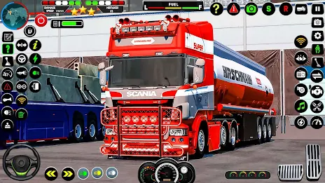 US Oil Tanker Truck Drive Sim Zrzut ekranu 1