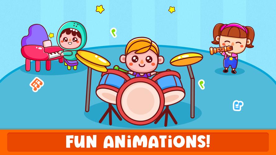 Piano Kids Toddler Music Games 螢幕截圖 2