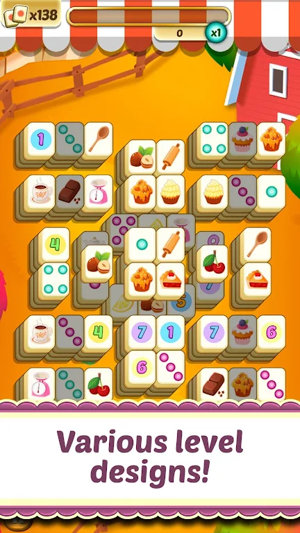 Mahjong Solitaire Cupcake Bake Screenshot 2