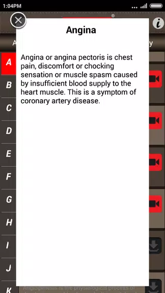 Cardiology-Animated Dictionary 螢幕截圖 1