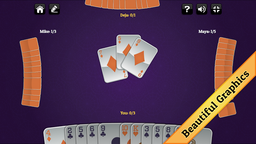 Halloween Spades 螢幕截圖 1