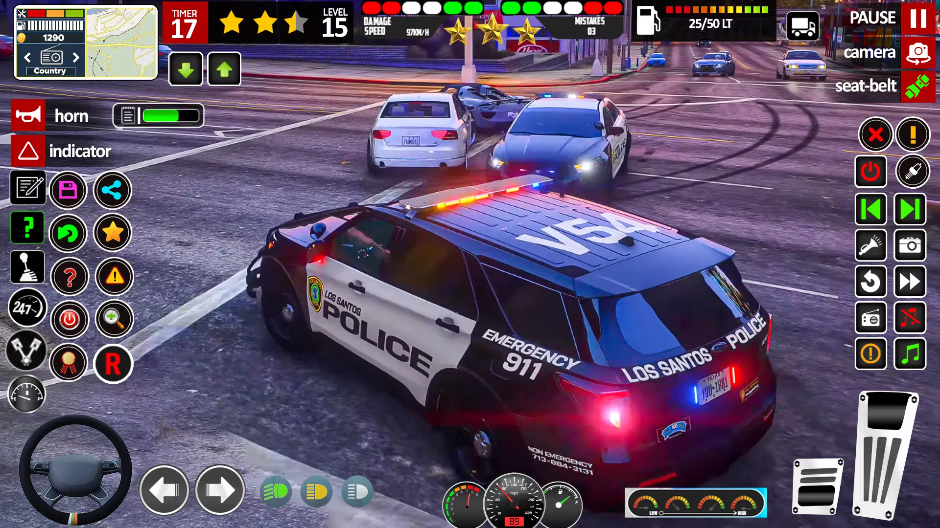 Car Chase Game Cop Simulator Captura de pantalla 3