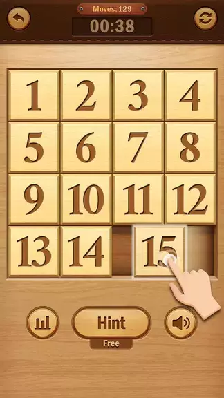 Number Puzzle - Sliding Puzzle Schermafbeelding 1