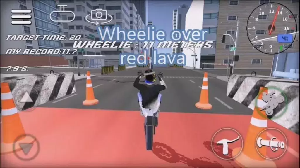 Wheelie Bike 3D game 螢幕截圖 3