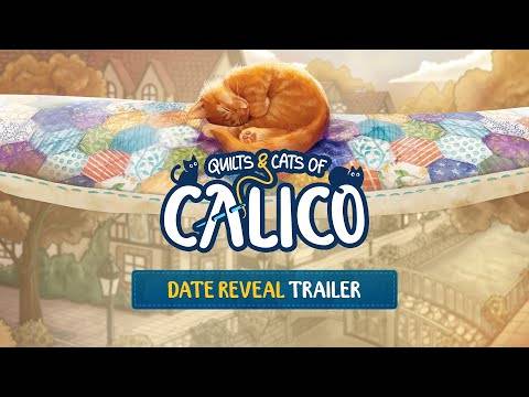 Calico oyunlarının yorganları ve kedileri