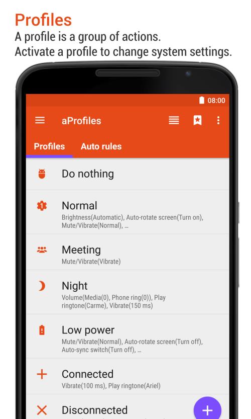 aProfiles - Auto tasks स्क्रीनशॉट 0