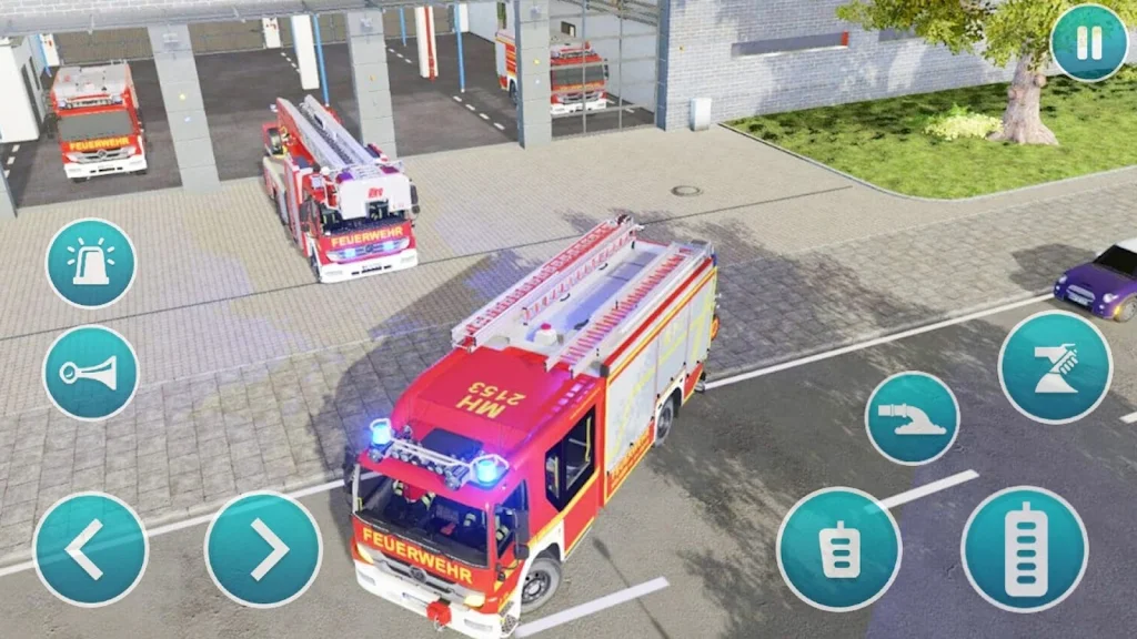 Emergency Police Fire Truck 3d Ảnh chụp màn hình 3