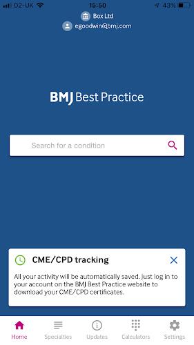 Schermata BMJ Best Practice 0