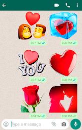 Romantic Stickers for WhatsApp 螢幕截圖 0